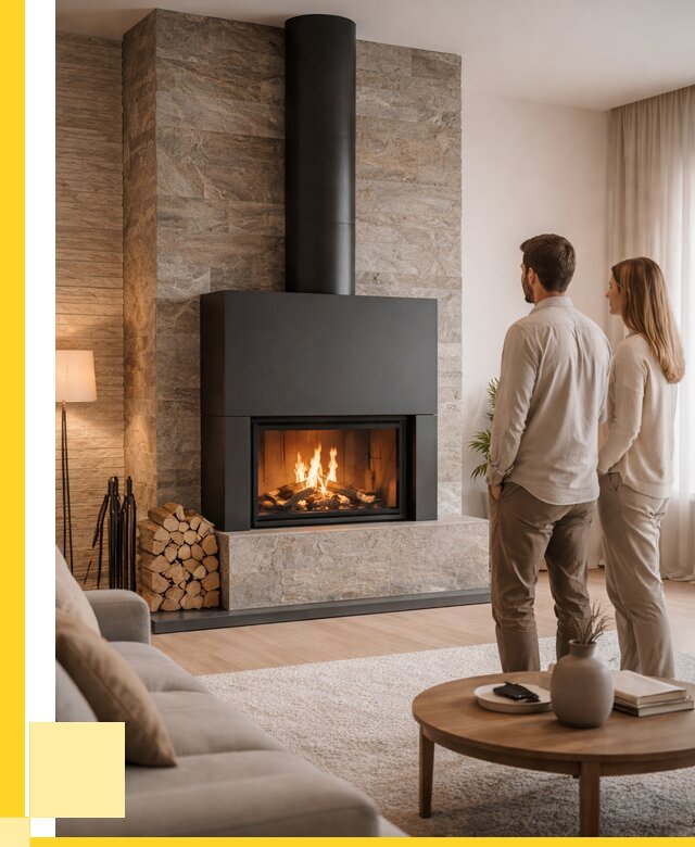 Закрытые камины под ключ в Магнитогорске от 124140 р., ЭриданМгн