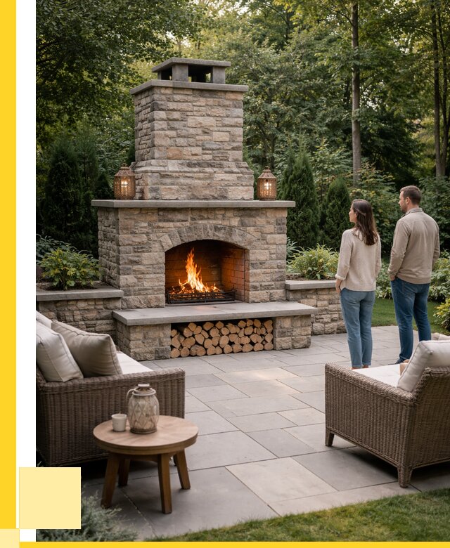 Уличные камины из кирпича в Магнитогорске от 155175 р. | ЭриданМгн