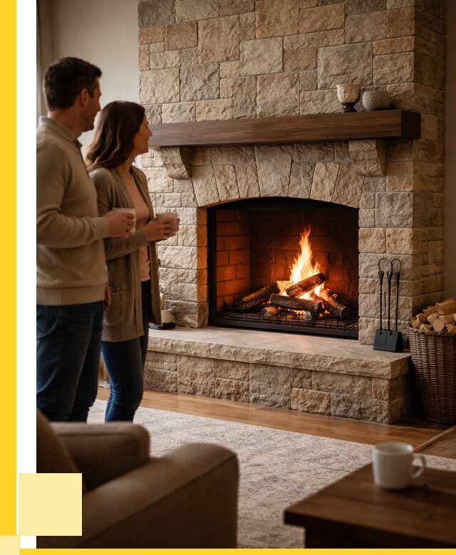 Каменные камины на заказ в Магнитогорске от 186210 р. | ЭриданМгн