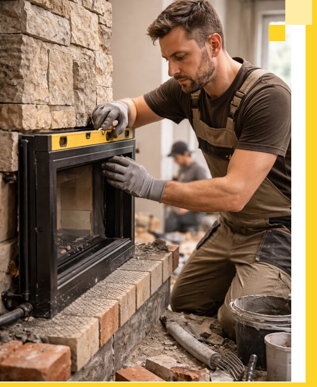 Дровяные камины под ключ в Магнитогорске: монтаж, обустройство