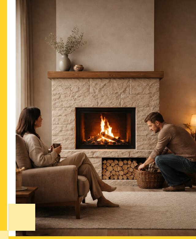 Камины для дома в Магнитогорске под ключ от 155175 р. | ЭриданМгн