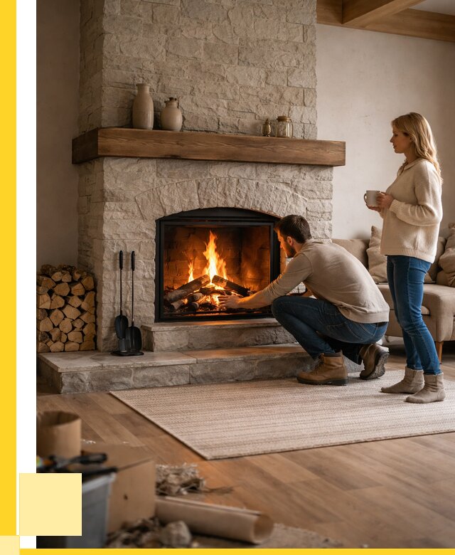 Камины для загородного дома в Магнитогорске от 362075 р., ЭриданМгн