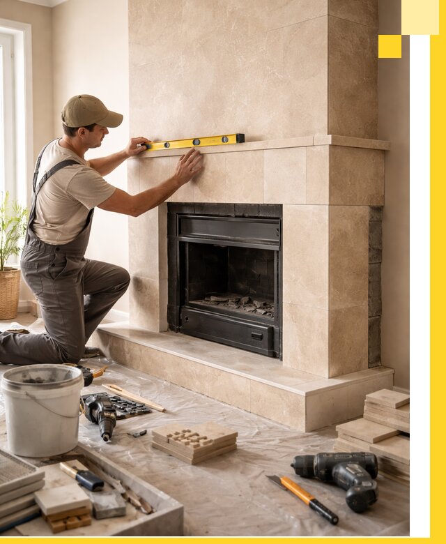 Установка и монтаж каминов в частном доме под ключ в Магнитогорске