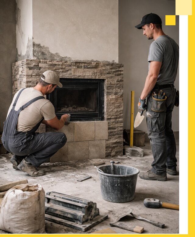 Камины под ключ в Магнитогорске: проект, изготовление и монтаж