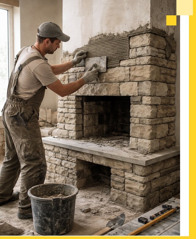 Строительство каминов под ключ в Магнитогорске от проектирования до монтажа