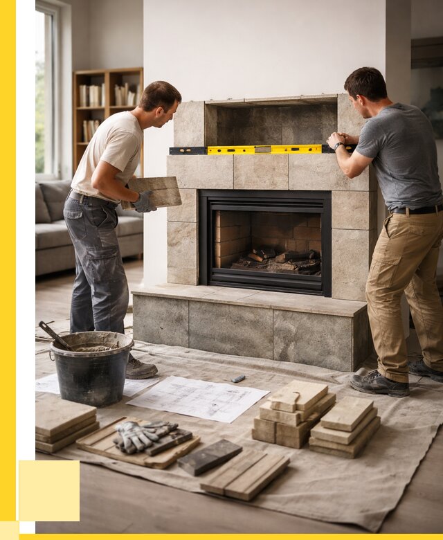 Монтаж каминов и установка в Магнитогорске от 46553 р. | ЭриданМгн