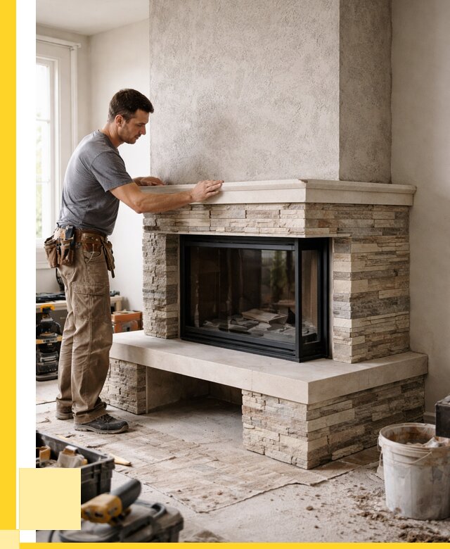 Изготовление каминов под ключ в Магнитогорске от 155175 р. | ЭриданМгн