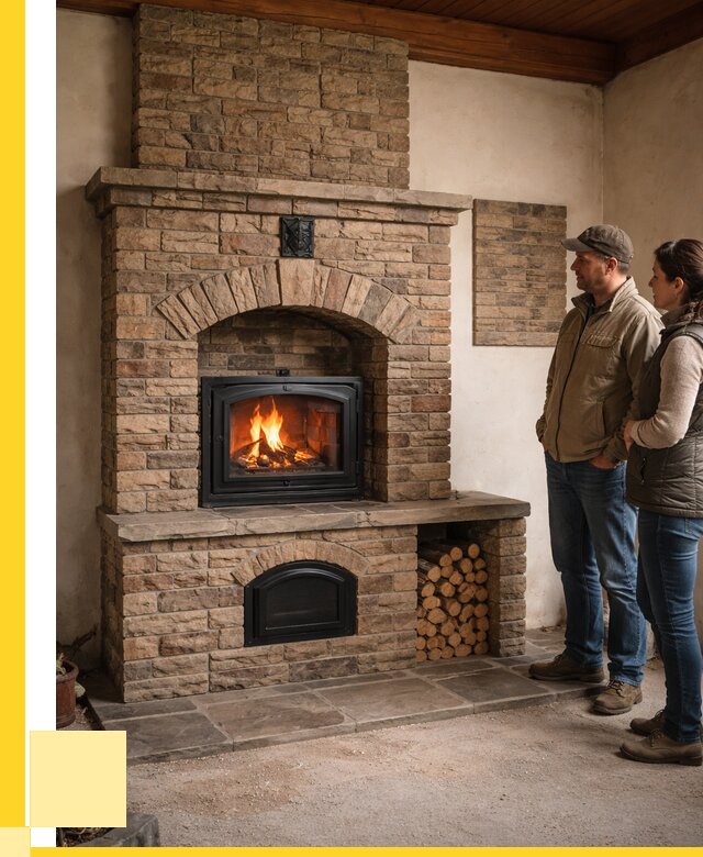 Кирпичная печь под ключ в Магнитогорске от 155175 р. | ЭриданМгн