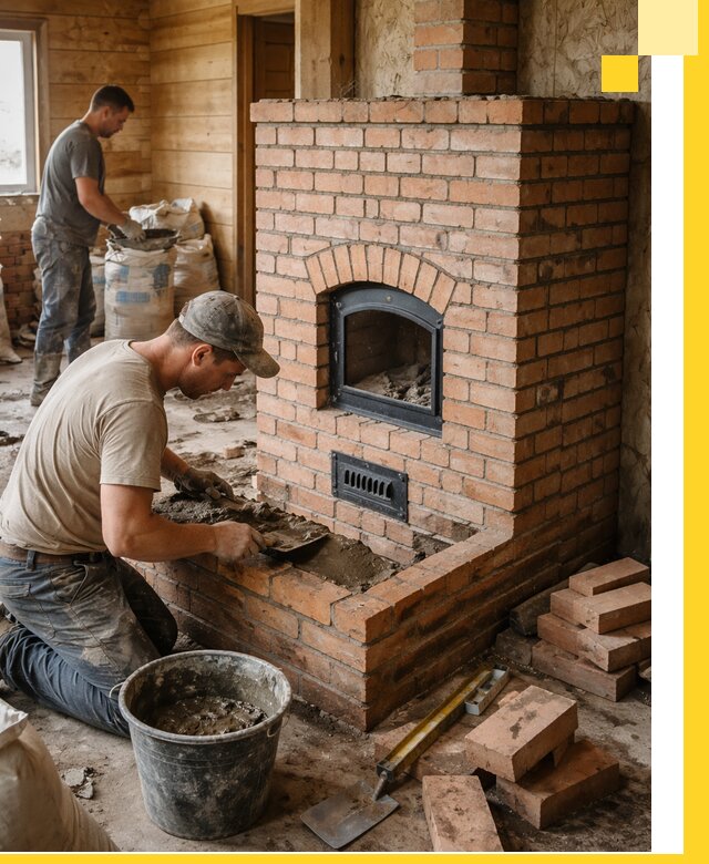 Профессиональное строительство печей в Магнитогорске под ключ