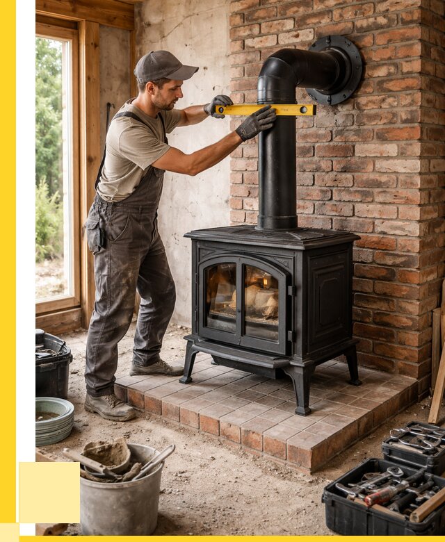 Монтаж печей установка банной печи в Магнитогорске от 15518 р. | ЭриданМгн