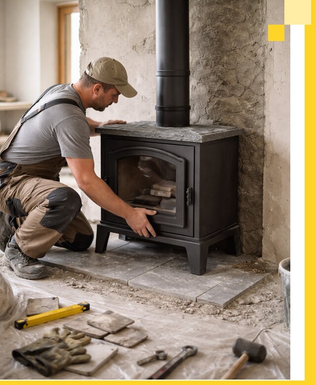 Профессиональный монтаж печей и каминов в Магнитогорске под ключ