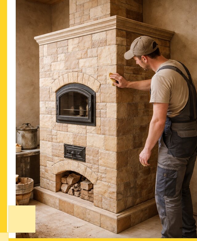 Облицовка печей в Магнитогорске от 4655 р. под ключ | ЭриданМгн