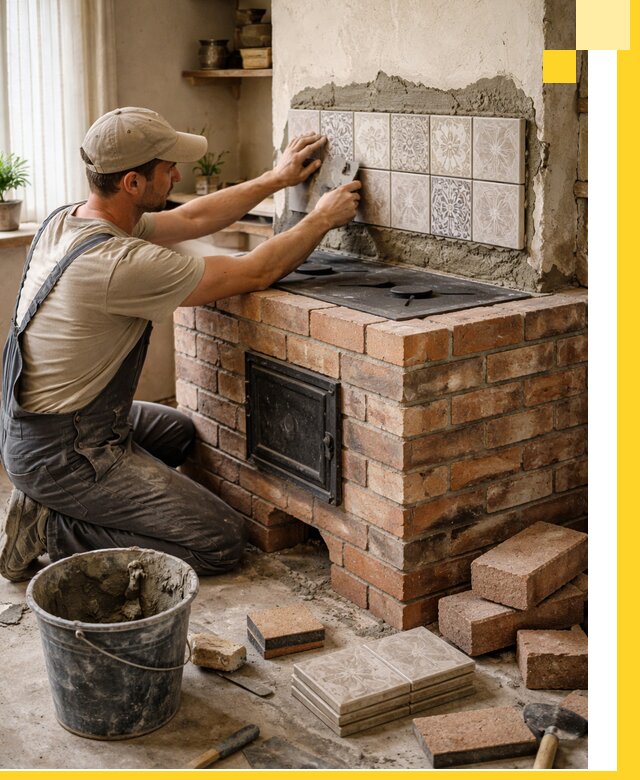 Печи с плитой на заказ монтаж гарантия и сервис в Магнитогорске