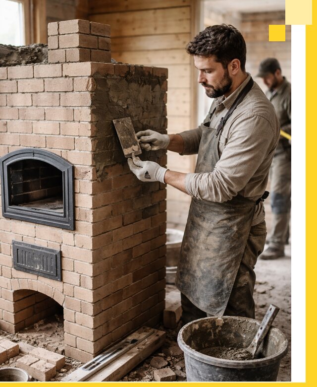 Изготовление и установка печей-шведок под ключ в Магнитогорске