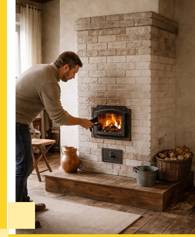 Печь голландка из кирпича в Магнитогорске от 87933 р. | ЭриданМгн