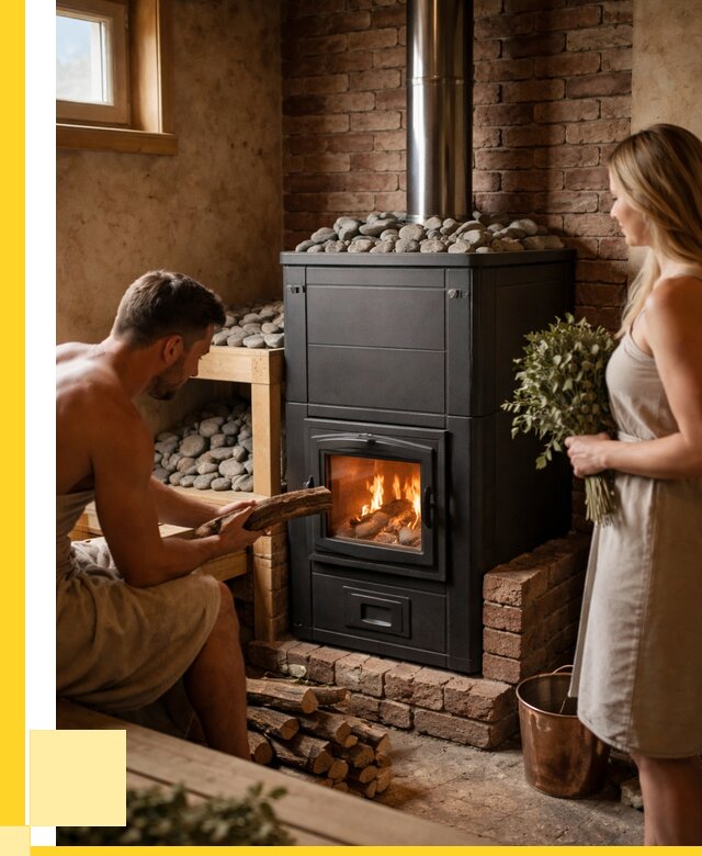 Кирпичная печь для бани на заказ в Магнитогорске от 56898 р. | ЭриданМгн