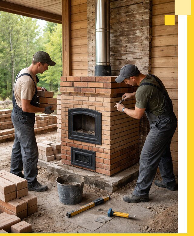Производство и установка дачных печей под ключ в Магнитогорске