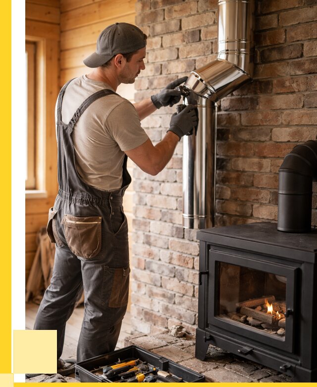 Монтаж дымоходов для печей в Магнитогорске от 7759 р. | ЭриданМгн