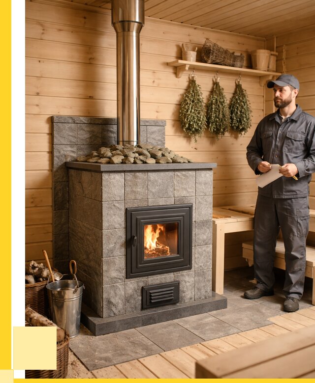 Печи для бани под ключ в Магнитогорске от 124140 р. | ЭриданМгн