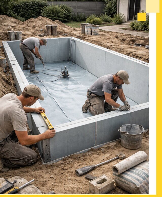 Профессиональный монтаж бассейнов под ключ в Магнитогорске с гарантией