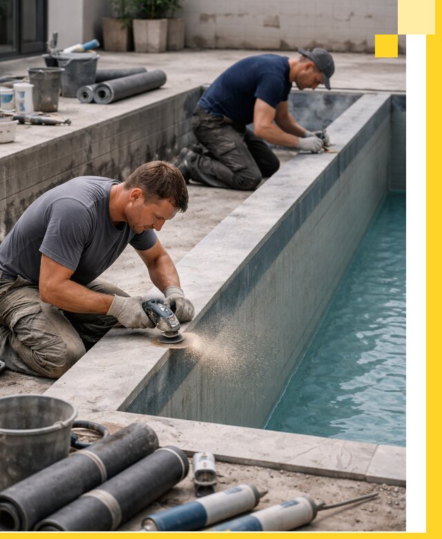 Профессиональный ремонт бассейнов под ключ в Магнитогорске