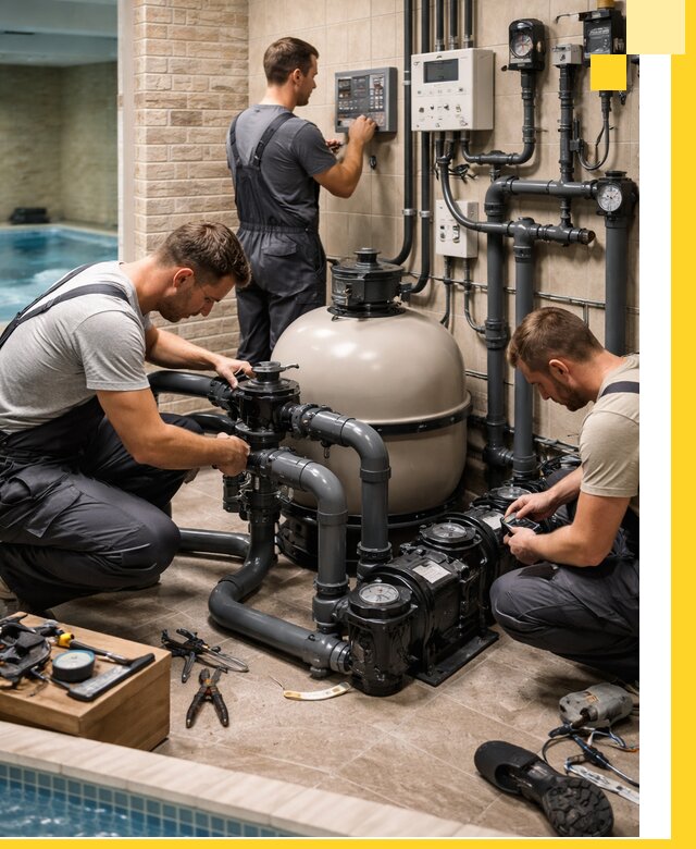 Комплексное оборудование для бассейнов под ключ в Магнитогорске