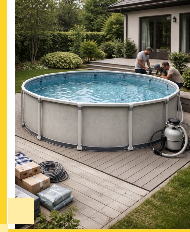 Купить каркасные бассейны в Магнитогорске от 46553 р. | ЭриданМгн