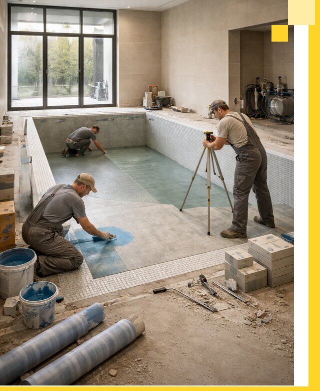 Проект и строительство закрытых бассейнов в Магнитогорске под ключ