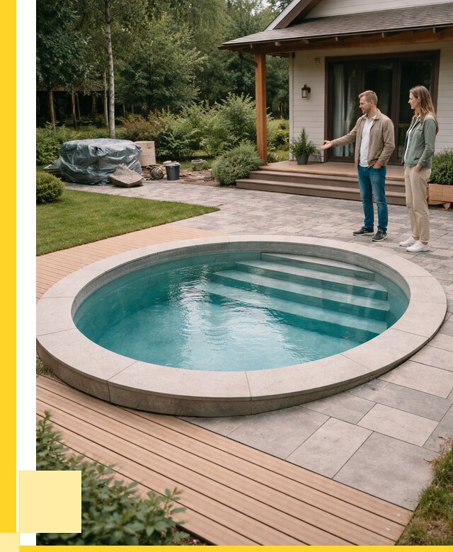 Бассейн на даче под ключ в Магнитогорске от 206900 р., ЭриданМгн