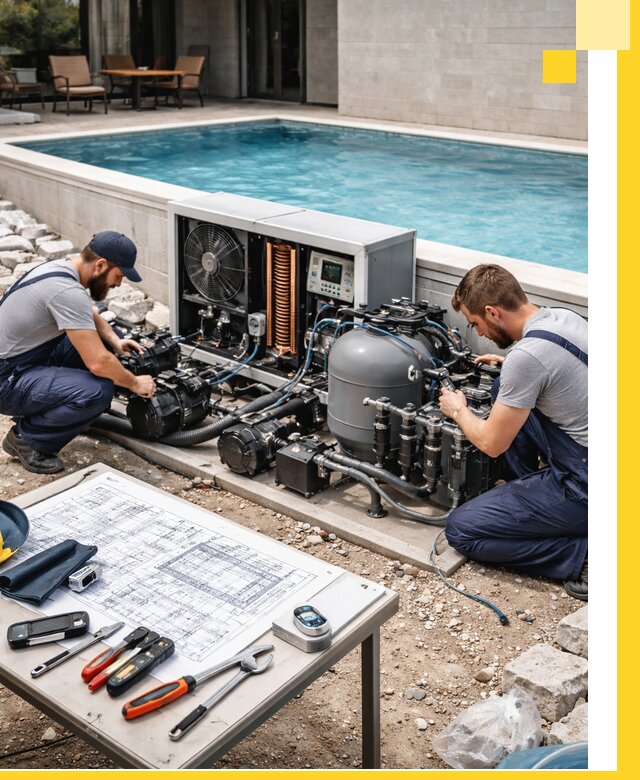 Проектирование и монтаж бассейнов с подогревом в Магнитогорске