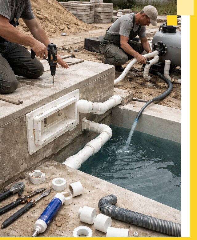 Строительство скиммерных бассейнов под ключ в Магнитогорске