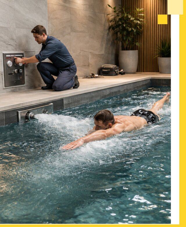 Проектирование и монтаж бассейнов с противотоком в Магнитогорске