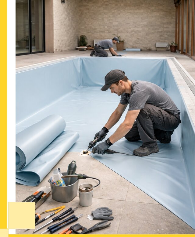 Пленка ПВХ для бассейнов в Магнитогорске от 2586 р. | ЭриданМгн