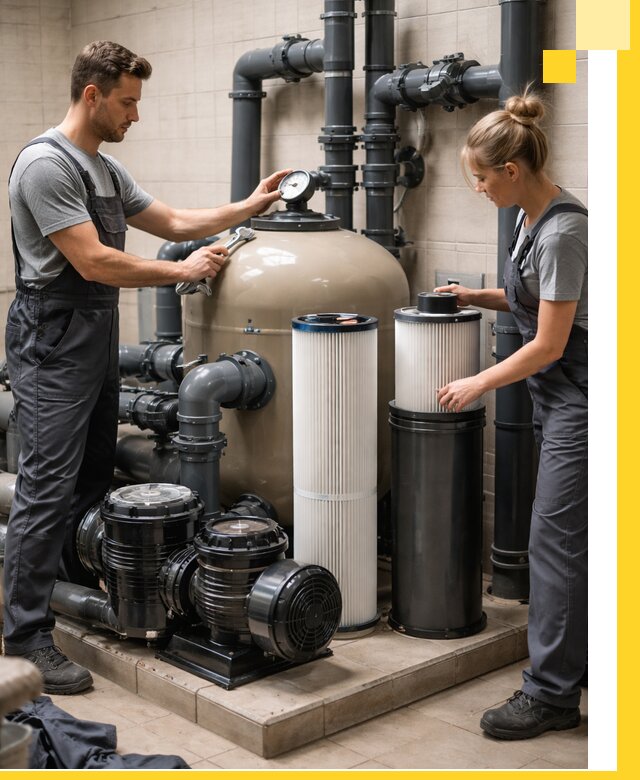 Фильтры и системы фильтрации для бассейнов в Магнитогорске