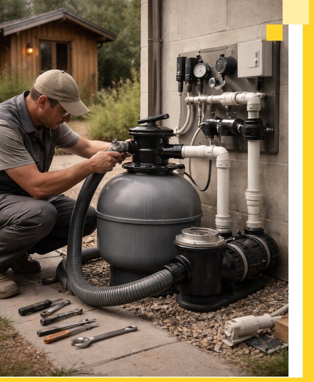 Продажа и монтаж фильтров и насосов для бассейнов в Магнитогорске