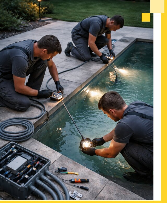 Профессиональное освещение бассейнов в Магнитогорске: дизайн и монтаж