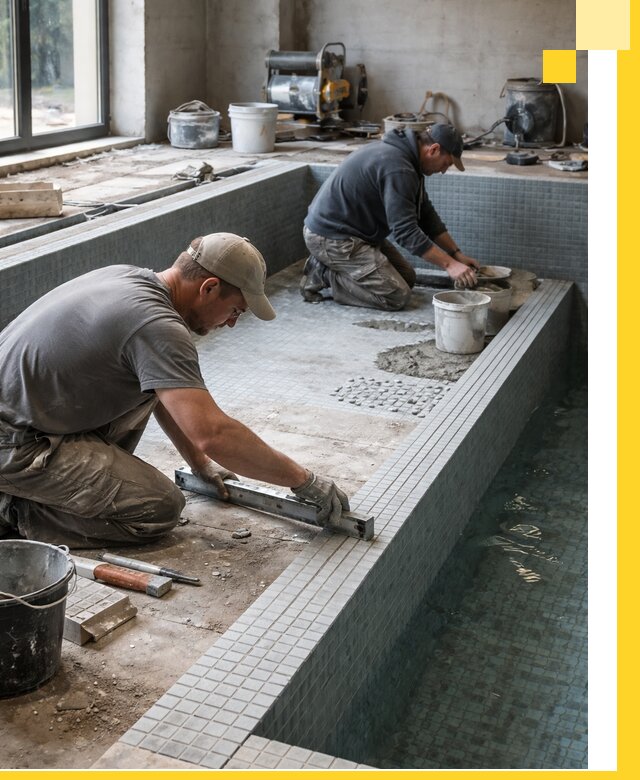 Строительство бассейна в частном доме в Магнитогорске под ключ