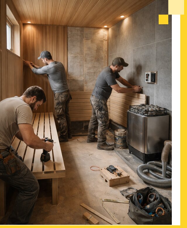 Сауны под ключ в Магнитогорске, проектирование, строительство, отделка