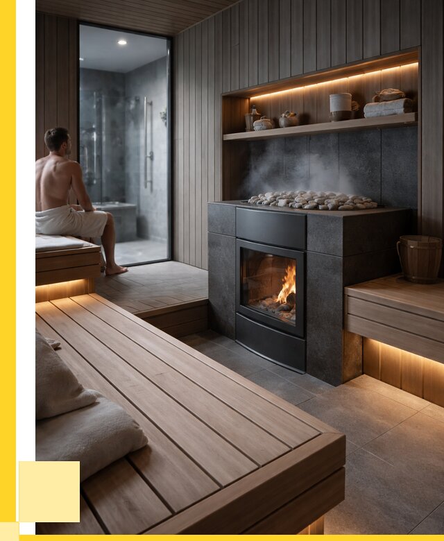 Проект сауны в частном доме в Магнитогорске от 36208 р. | ЭриданМгн