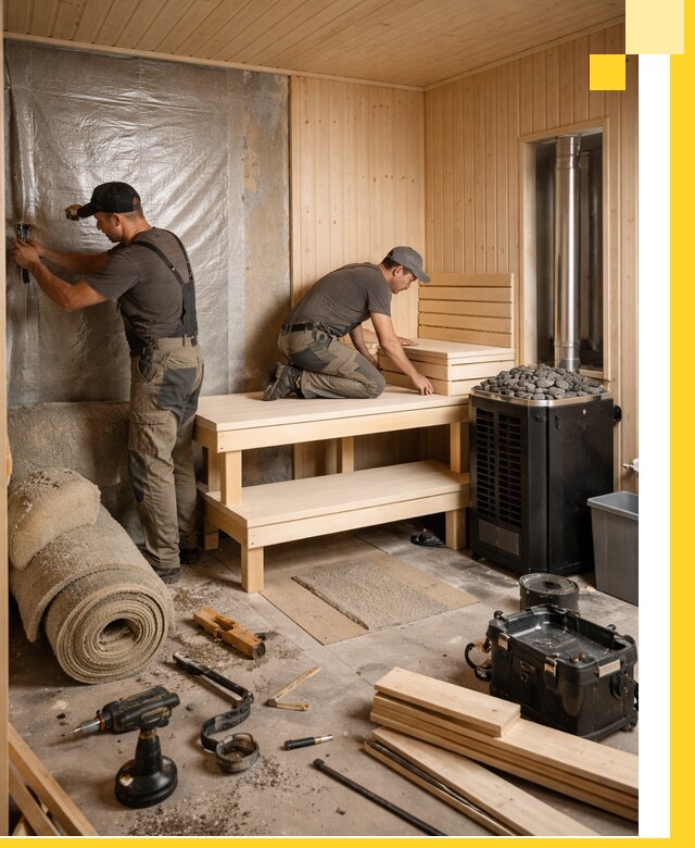 Проекты саун под ключ в Магнитогорске дизайн и строительство