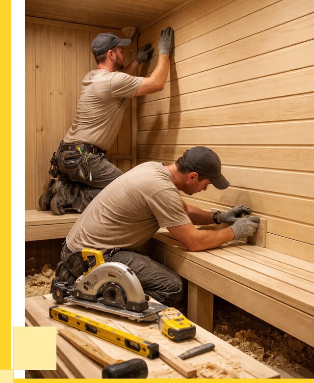 Обшивка саун вагонкой в Магнитогорске от 2586 р. | ЭриданМгн