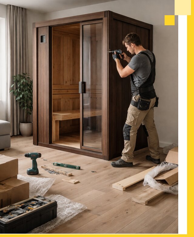 Установка и производство мини саун под ключ в Магнитогорске