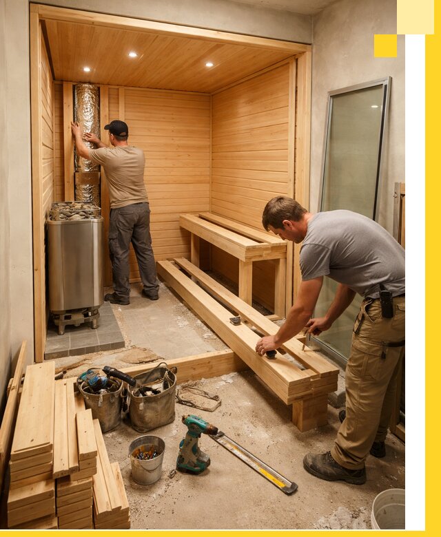 Проектирование и установка домашних саун под ключ в Магнитогорске