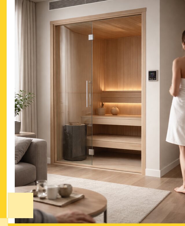 Сауна в квартире под ключ в Магнитогорске от 124140 р. ЭриданМгн