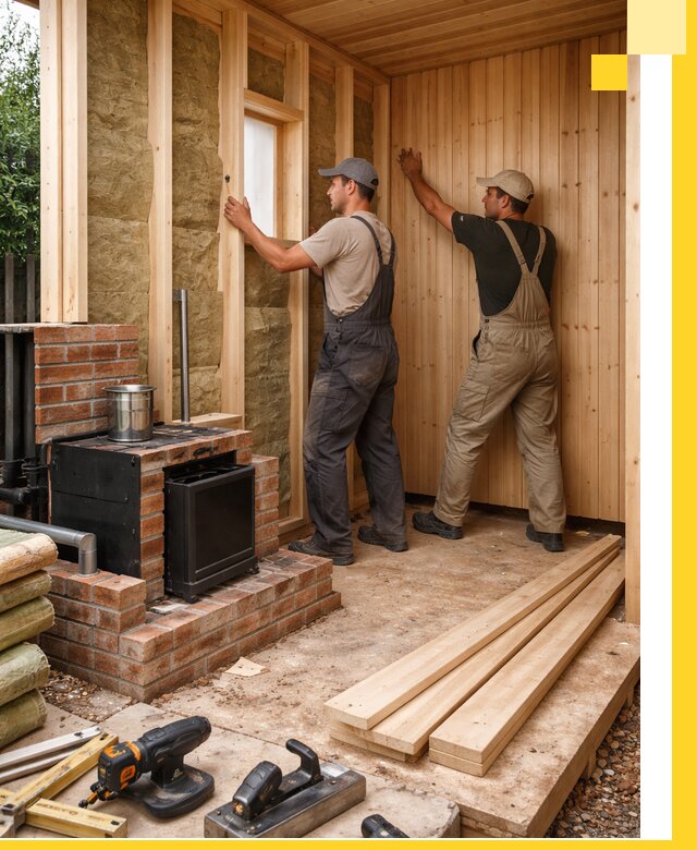 Строительство и установка дачных саун под ключ в Магнитогорске