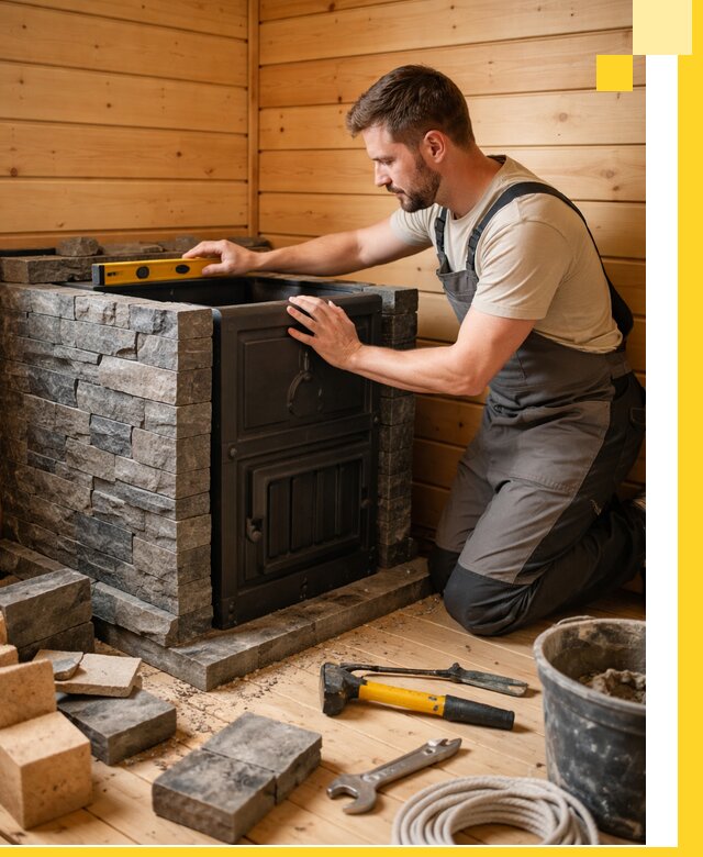 Производство и установка печей для саун под ключ в Магнитогорске