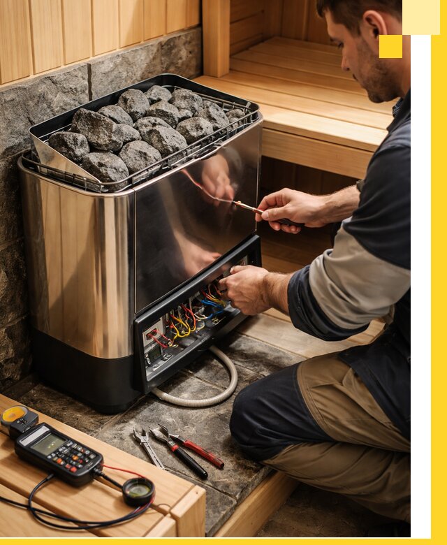 Продажа и установка электрокаменок для саун в Магнитогорске