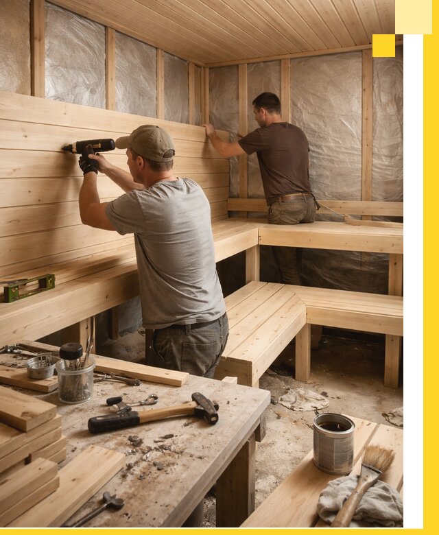 Профессиональная отделка бань и саун под ключ в Магнитогорске