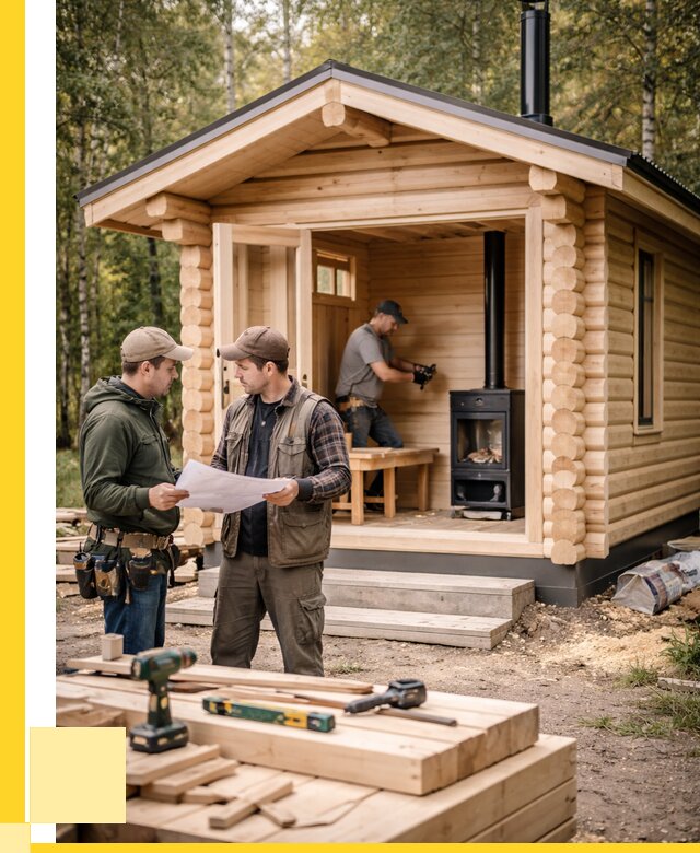 Монтаж бань под ключ в Магнитогорске — от 206900 р. | ЭриданМгн