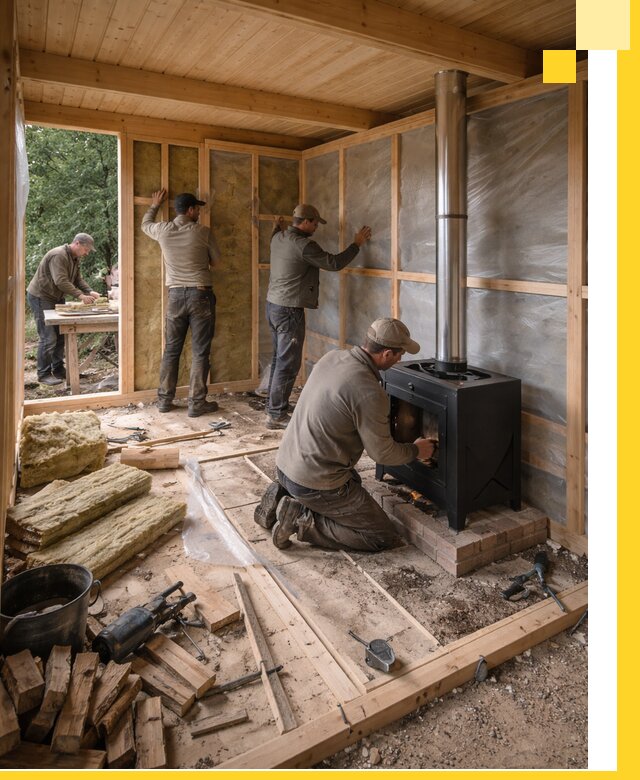 Профессиональный монтаж бань под ключ в Магнитогорске для дома